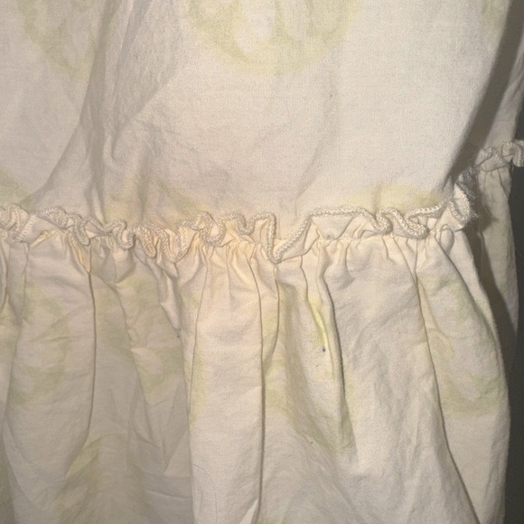 FREE PEOPLE Leanna Tube Dress ruffled maxi Dress Size X Small Ivory combo - Picture 7 of 14